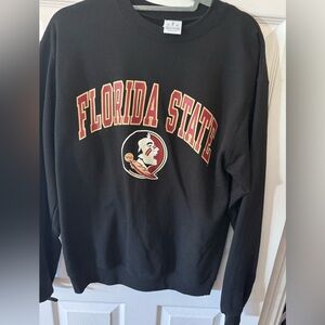 Florida State Black Crewneck